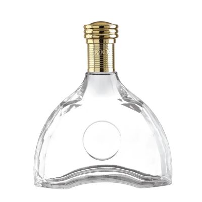 Luxury 500ml 750ml Whisky Brandy Spirit Glass Bottle Xo Wine Glass Bottle