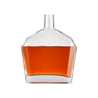 Custom Clear XO Brandy Whisky Vodka Liquor 500ml 750ml Glass Bottle For Wine