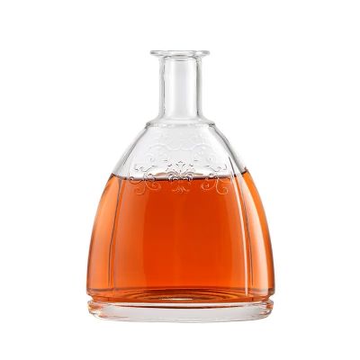 Custom 700ml 750ml Glass Liquor Bottle Tequila Vodka Spirit Gin Rum Glass Bottles Container