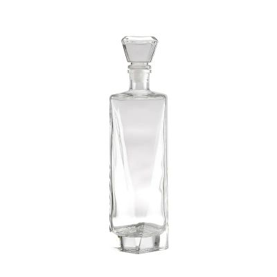 Suppliers Liquor Wine 750ml Glass Vodka Bottle 1000ml Whiskey Wine Glass Bottle