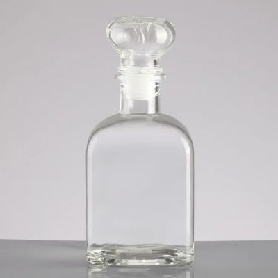 50ml 200ml 750 ml mini t design triangle square green gun alcohol bottle wine gin whisky vodka tequila
