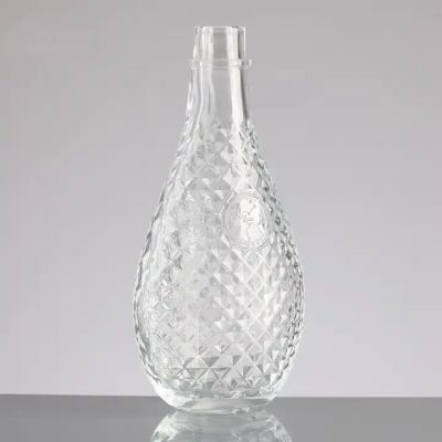custom 200ml 375ml 500ml 700ml 750ml 1000ml oslo liquor gin whisky glass vodka spirit bottle for Liquor
