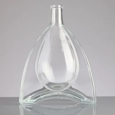 In Stock Decoration 1000Ml Brandy Glass Bottle With Custom Label