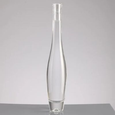 Low Price Good Color Elegant Transparent Empty Olive Oil Glass Bottle For Wooden Corks