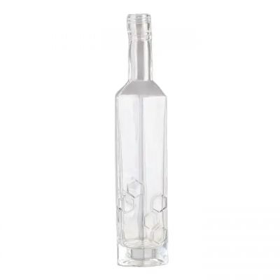 Manufacturers Oem&Odm Quality Custom Six Edges Wine Glass Bottle For Closure