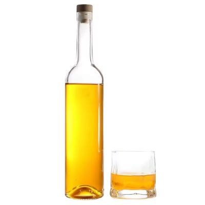Manufacture Thin Tall Glass Bottles 700ml 750ml Bottle With Cork