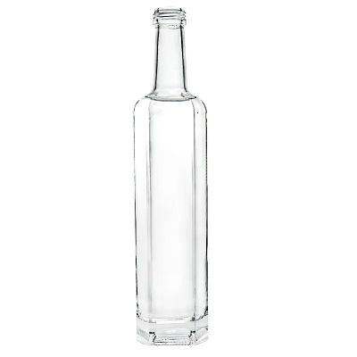 China glass bottle manufacturer for classic liquor bottle gin/rum/beverage glass bottle with screw top