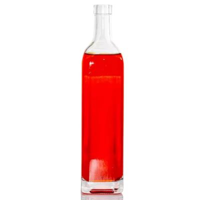 Customized brandy glass bottle 100ml with logo brandy bottle 700ml glass bottle brandy