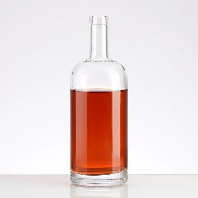 Hot Sale Glass Vodka Bottle 750ml With Cork