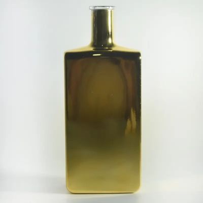 UV Electroplating Gradient Color Cola Shape Sports Water Bottle golden champagne bottle