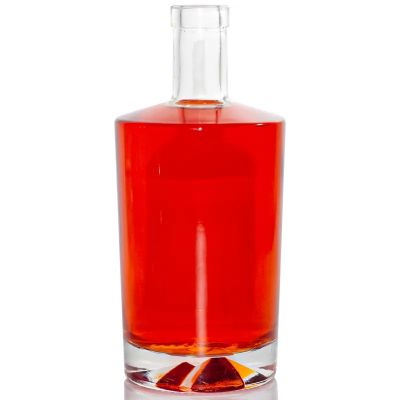 Wholesale gin bottle design 350ml empty gin bottles gin bottle 750ml