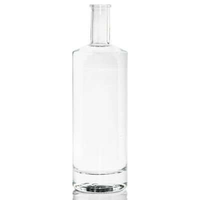 Premium glass bottle rum 500ml glass liquor rum bottle customized liquor bottle