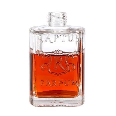700ML Super flint square glass vodka bottle glass gin bottle glass spirits bottle with cork