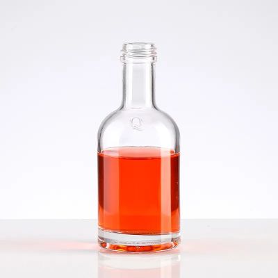 Empty Small Mini 50ml 150ml Glass Spirit Bottles Liquor Gin Whisky Cocktail Wine Vodka Glass Bottle With Screw Cap