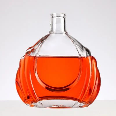 Hot-selling 500ml 750ml Brandy XO Glass Wine Bottle Wholesale Whiskey Empty Wine Bottle