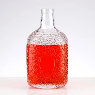 1500ml 1.5l Big Large Bell Shape Brandy Wine Glass Bottle Super Flint Clear Spirit Alcohol Bottle For Vodka Whisky Rum With Cork