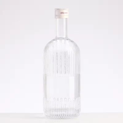Unique craftsmanship 375ml 500ml 750ml transparent wine bottle fruit glass bottle empty champagne bottle