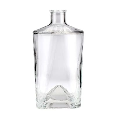 glass bottles 500ml wholesale empthy Round wine bottle with square bottom