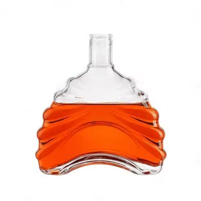 Clear Packaging 750ml whiskey Glass Bottle For Alcoholic Beverages Empty Glass Spirits Wine Brandy Liquor Bottle