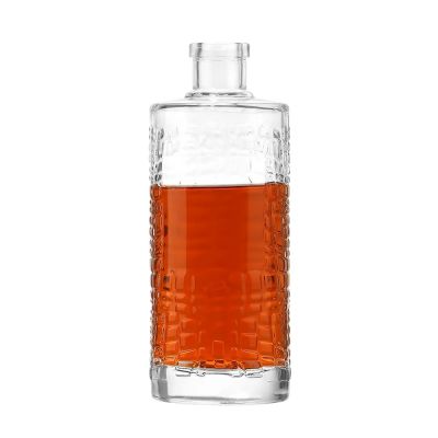 Empty wine bottles 375ml 500ml luxury spirit liquor vodka whisky decanter dispenser wine glass bottle with cork