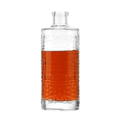 Empty wine bottles 375ml 500ml luxury spirit liquor vodka whisky decanter dispenser wine glass bottle with cork