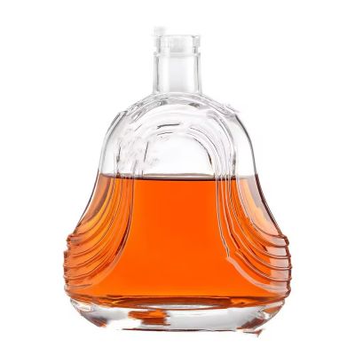 250ml 375ml 500ml 700ml 750ml Empty Wine Vodka Whisky Brandy Bottles Glass Liquor Vodka Unique Bottle Design