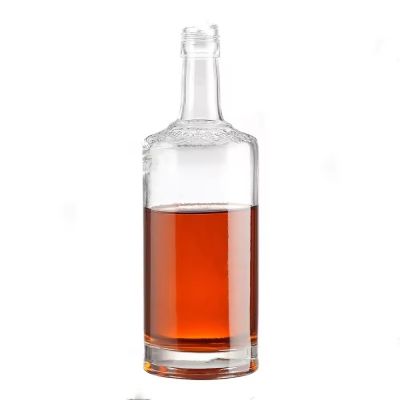 Customized Crystal White Empty Spirits Vodka Whiskey Gin 500ml 700ml 750ml glass bottle