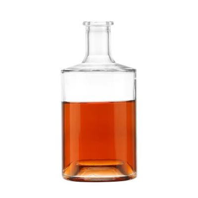 Liquor Glass Bottle Custom Vodka Brandy Gin Glass Wine Liquor Bottle 500ml 750ml Manufacturers Glass Vodka