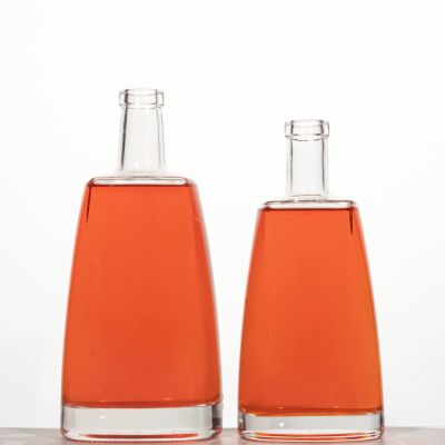 Bottles Vodka Glass Unique Brandy Bottle Customised 750ml Customized Packaging Beverage Hiking Cork Glass Products Decal 