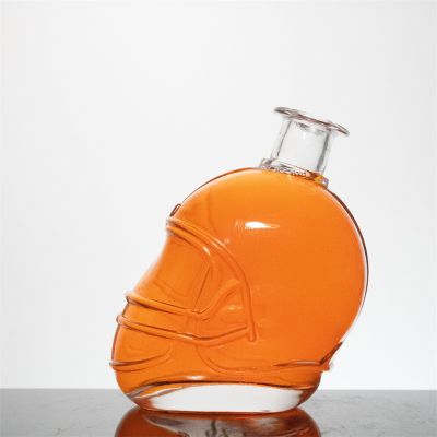 Glass Wine Whiskey Brandy Bottle Factory Supplier Cheap 700ml 750ml Customized Beverage Clear Cork Decal Super Flint Bottle