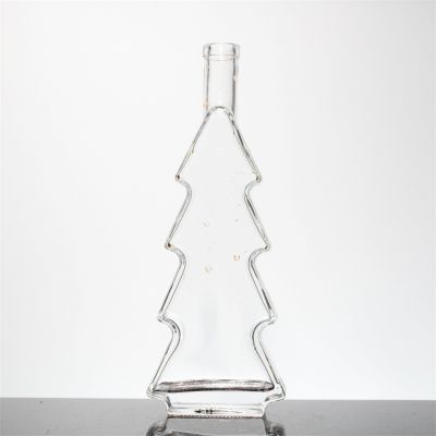 Cheap Price Empty Glass Bottle Wine Glass Bottle Christmas Decorative Packaging Whiskey Glass Bottle