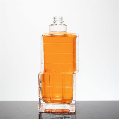 Special Shape 500ml alcoholic beverage bottle brandy liquor gin glass whisky bottle