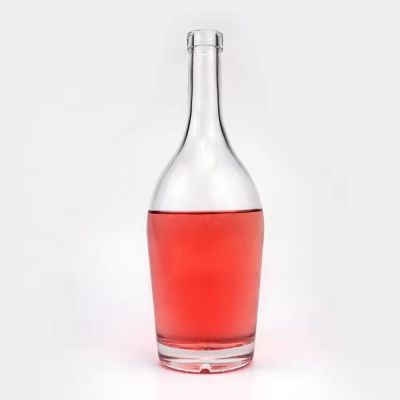 750ml empty dragon shaped glass liquor bottle woman body shape glass liquor bottle