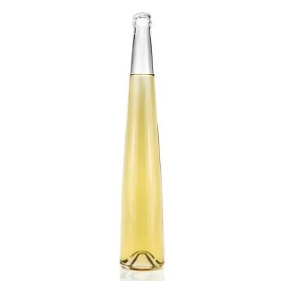 Liquor Beverage Bottle Screw Cap 375ml 500ml Ice Wine Glass Bottle Unique Wine Packaging Juice Bottles Clear Empty Custom Glass