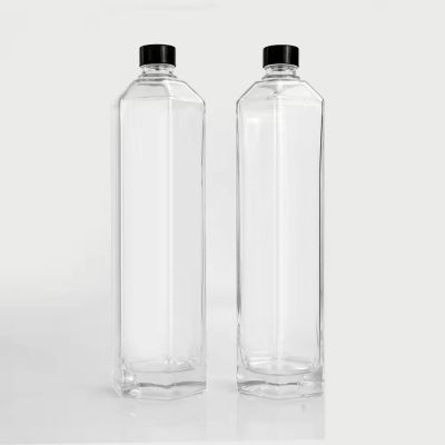 Glass ginseng jars brandy liquor price 240 ml glass bottles emptiness black glass spray bottles