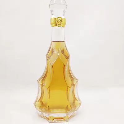 glass liquor bottle gin glass bottle 500ml liquor liquor glass bottle capping machine