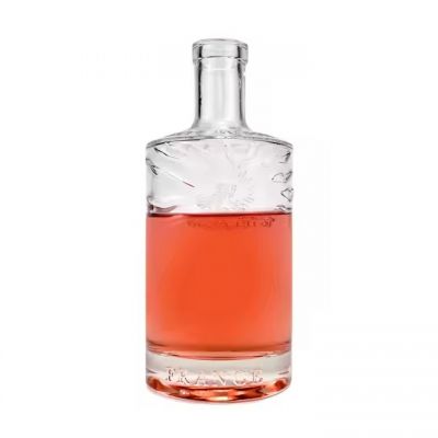 Vodka Glass Bottles 700ml Manufacturer Clear Glass Liquor Bottles