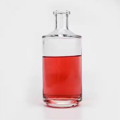 Shaped shrink cap seal 700ml screw cap manufacturers wholesale empty liquor wine crystals glass bottles