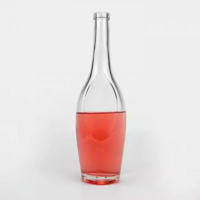 Empty Customized Professional Wholesale Frosted Bottle Transparent Vodka Glass Bottles