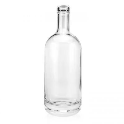 Wholesale 700ml Round Gin Vodka Glass Liquor Bottles 70cl Empty Whiskey Glass Spirit Bottle