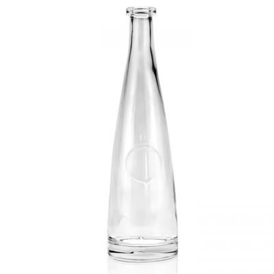 Super Flint Embossed Round 75cl Glass Wine Bottle Cork Stopper 750ml Champagne Glass Liquor Bottle
