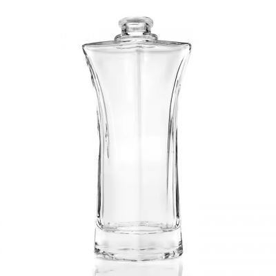 Unique Glass Liquor Bottle 500ml Vodka Whiskey Glass Bottle With Cork Stopper