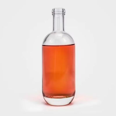 750ml glass wine bottles empty brandy whiskey vodka tequila glass liquor bottle with corks