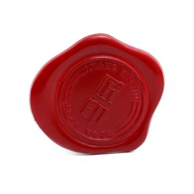 Custom 3d Embossing Glossy Aluminum Wax Seal Stamp Stickers Logo For Gift Envelope