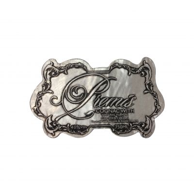 custom wine bottle label Customized embossed pewter labels for wines
