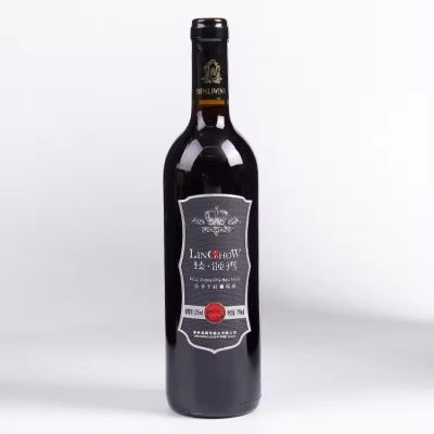 Factory Wholesale Custom Personalized 3d Embossed Label Wine Bottle Sticker With Self-Adhseive