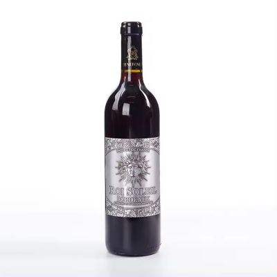 Wholesale Custom Adhesive Wine Bottle Sticker Label Wine Logo For Red Wine Bottle