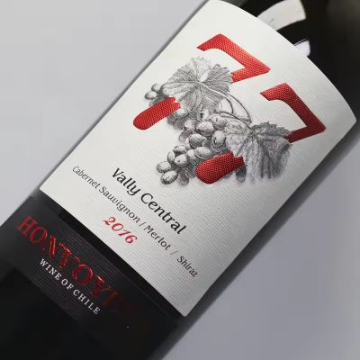 Factory Direct Sales Texture Paper Wine Drinks Bottle Private Label For Wholesale