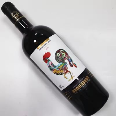 custom standard size self adhesive printing vodka wine bottle label matte texture paper gold foil bottle sticker