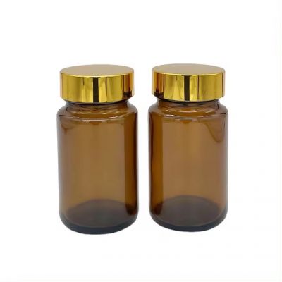 Hot Sale 60ml 75ml 120ml 150ml 300ml 400ml 500ml Brown Empty Glass Medicine Bottle